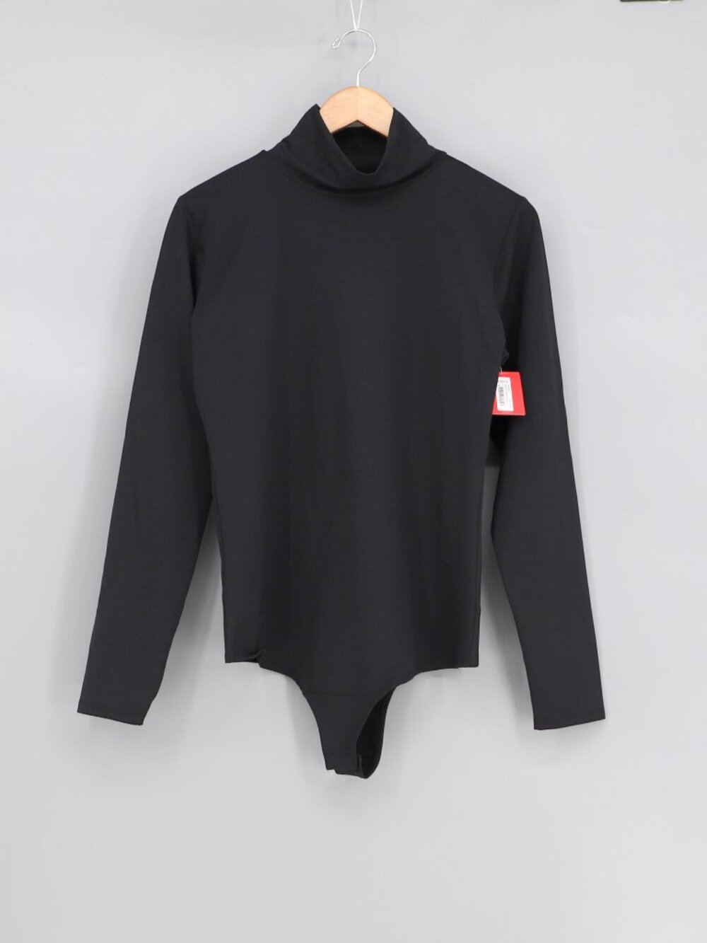 NWT SPANX Black Turtleneck Long Sleeve Bodysuit Size 1X